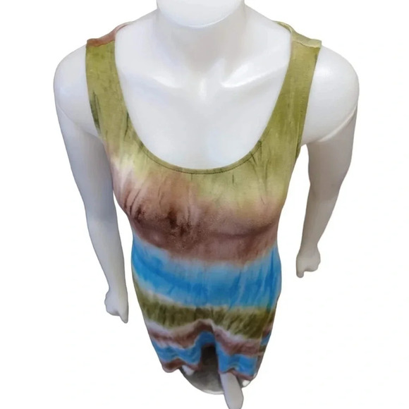 Tribal Sleeveless Maxi Dress Size Small - Picture 3 of 10